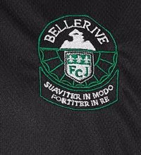 Load image into Gallery viewer, Bellerive Black/Green Polo Shirt - button neck (NEW)