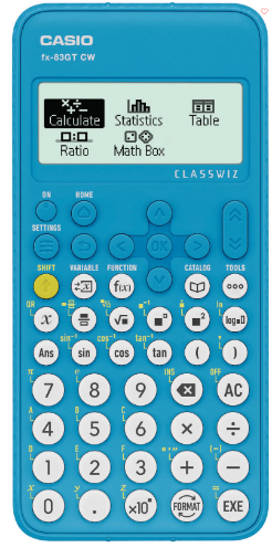 Casio fx-83GT CW Calculator for Years 7 to 11