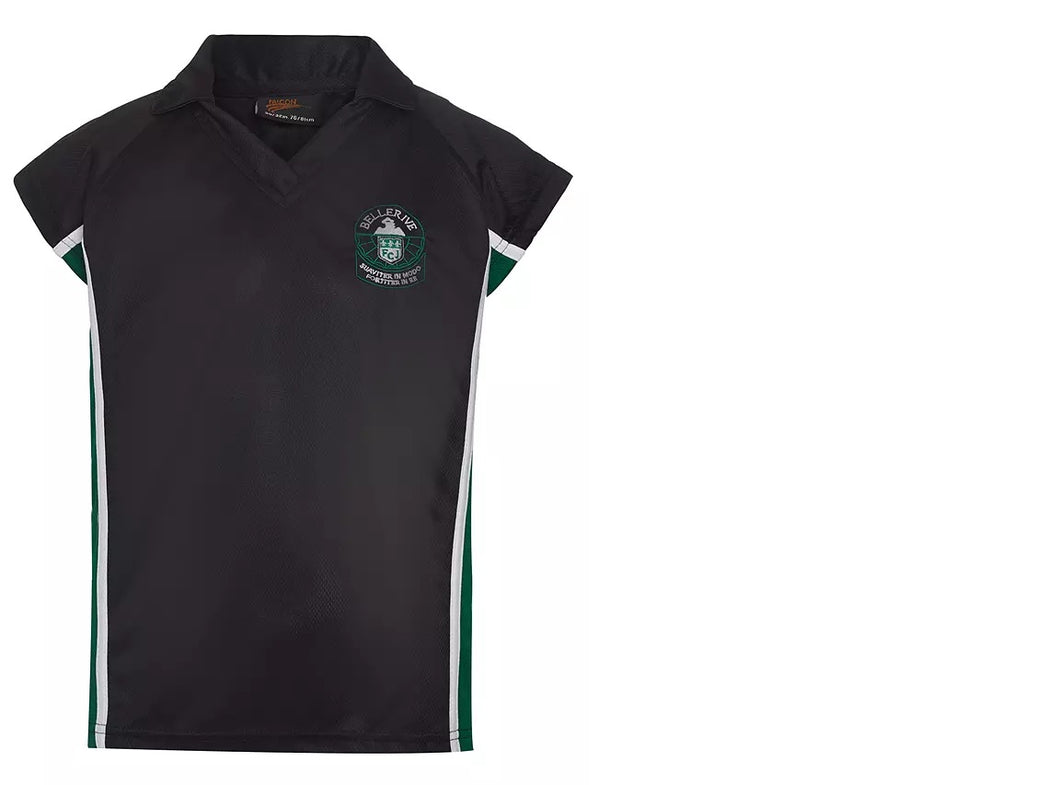 Bellerive Black/Green Polo Shirt (pre-loved)