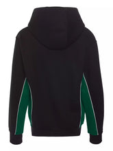 Load image into Gallery viewer, Bellerive Black &amp; Green Hooded Sweatshirt (pre-loved)
